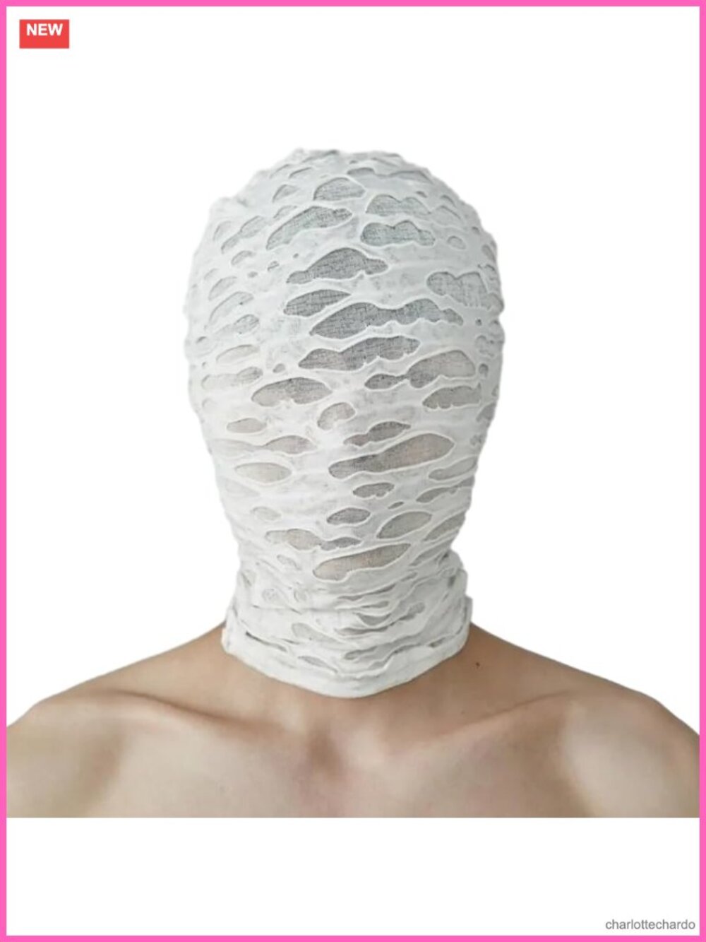 Full Face Mesh Mask Costume Hood Cosplay Halloween Accessory